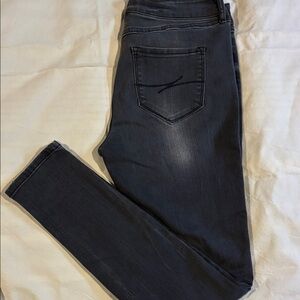 Bootlegger- Stylish Distressed Black Skinny Jeans